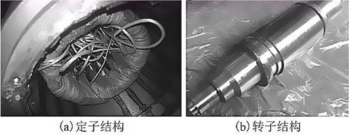 永磁轉(zhuǎn)子和定子的桔構(gòu)圖