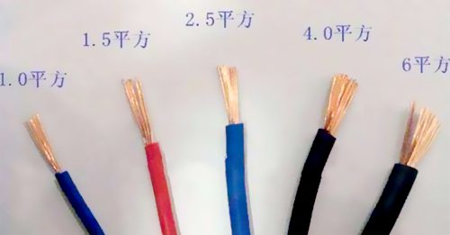 各種平方的電線